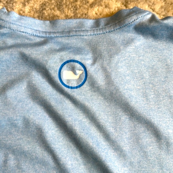 Boy’s Vineyard Vines light blue performance long sleeve T-Shirt. Size XL. - Picture 6 of 8